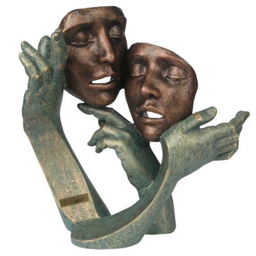 Скульптура "Дуэт", бронзовый