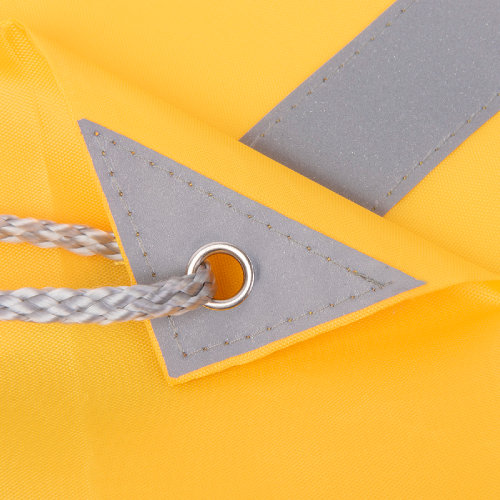 Рюкзак мешок RAY со светоотражающей полосой (желтый)