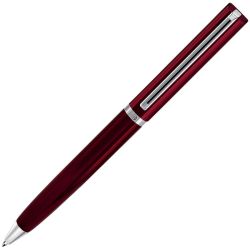 Ручка шариковая BULLET, металл (красный, серебристый)