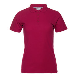 Рубашка поло женская STAN хлопок/полиэстер 185, 04WL, бордовый
