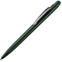 Ручка шариковая MIR, пластик/металл (зеленый, серебристый)