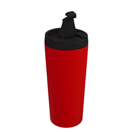 Термостакан Basic с клапаном, красный