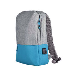 Рюкзак BEAM (серый, голубой)