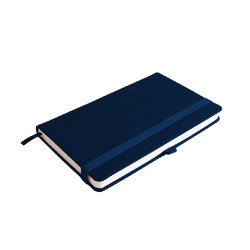 Ежедневник недатированный Starry , формат А5, в клетку (тёмно-синий)