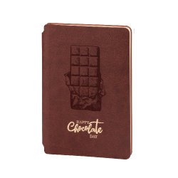 Ежедневник недатированный "Альба Шоколад", формат А5, гибкая обложка, коричневый