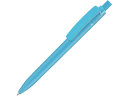 Ручка шариковая пластиковая из RPET RECYCLED PET PEN STEP F, голубой