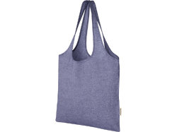 Модная эко-сумка Pheebs объемом 7 л из переработанного хлопка плотностью 150 г/м2, синий