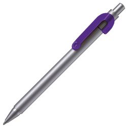 Ручка шариковая SNAKE (фиолетовый, серебристый)