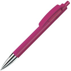 Ручка шариковая TRIS CHROME (розовый, серебристый)