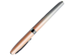 Ручка-роллер Pierre Cardin TENDRESSE, цвет - серебряный и пудровый. Упаковка E.