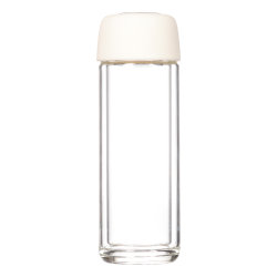 Бутылка стеклянная с двойными стенками, Bianca, 300 ml, белая