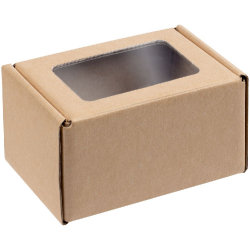 Коробка с окошком Knick Knack, крафт
