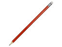 Шестигранный карандаш с ластиком Presto, красный