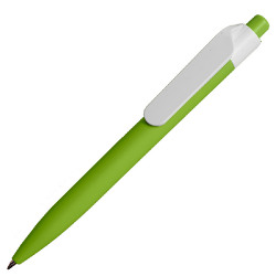 Ручка шариковая N16 soft touch (зеленое яблоко)