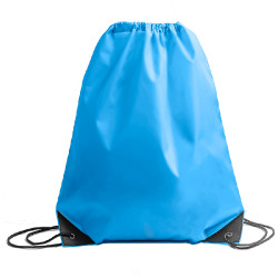 Рюкзак мешок с укреплёнными уголками BY DAY, голубой, 35*41 см, полиэстер 210D (голубой)
