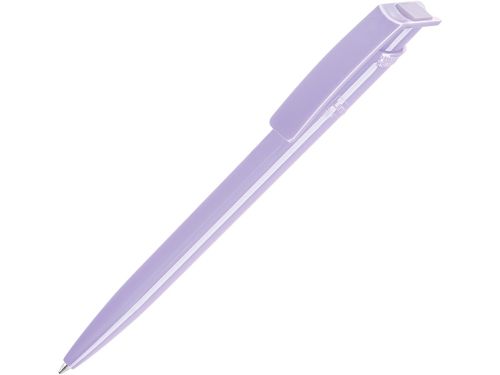 Ручка шариковая пластиковая RECYCLED PET PEN, синий, 1 мм, светло-фиолетовый