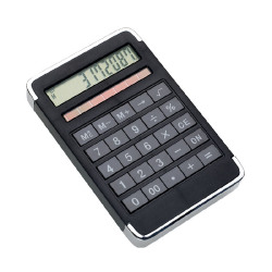 Калькулятор "Лабиринт", черный/серебристый