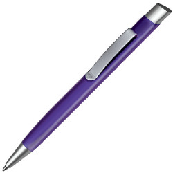 Ручка шариковая TRIANGULAR (фиолетовый, серебристый)