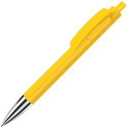 Ручка шариковая TRIS CHROME (желтый, серебристый)