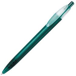 X-1 FROST, ручка шариковая, фростированный зеленый, пластик (зеленый)