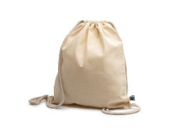 Рюкзак-мешок BARONE из 100% хлопка, бежевый