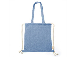 Рюкзак-мешок VARESE из переработанного хлопка, королевский синий