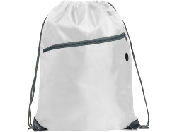 Рюкзак-мешок NINFA с карманом на молнии, белый