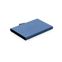 Алюминиевый держатель для карт C-Secure, голубой