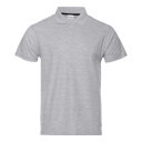 Рубашка поло мужская STAN хлопок/полиэстер 185, 04, серый меланж