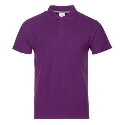 Рубашка поло мужская STAN хлопок/полиэстер 185, 04, фиолетовый