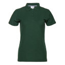 Рубашка поло женская STAN хлопок/полиэстер 185, 04WL, тёмно-зелёный