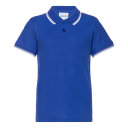 Рубашка поло детская STAN с окантовкой хлопок/полиэстер 185, 04TJ, синий