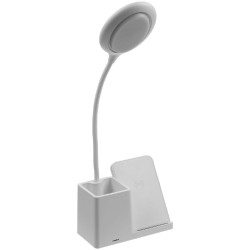 Лампа с органайзером и беспроводной зарядкой writeLight, ver. 2, белая