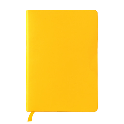 Блокнот NIKA soft touch (жёлтый)