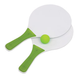 Набор для игры в теннис "Пинг-понг", белый с зеленым