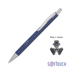 Ручка шариковая "Stanley", покрытие soft touch, темно-синий