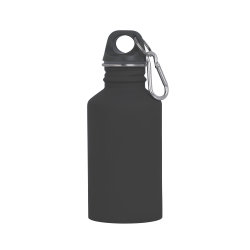 Бутылка для воды "Финиш" 500 мл, покрытие soft touch, черный