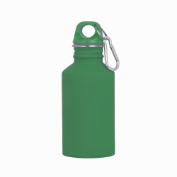 Бутылка для воды "Финиш" 500 мл, покрытие soft touch, зеленый