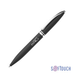 Ручка шариковая "Rocket", покрытие soft touch, черный