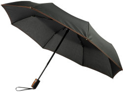 Автоматический складной зонт Stark-mini, черный/оранжевый