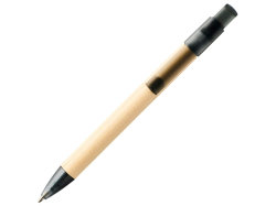 Шариковая ручка Safi из бумаги вторичной переработки, черный