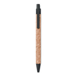 Ручка шариковая пробковая (черный)