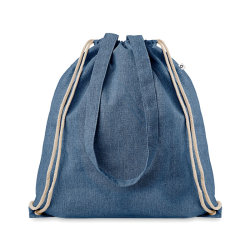 Рюкзак на шнурках из переработа (королевский синий)