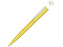 Металлическая шариковая ручка soft touch Brush gum, желтый