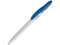 Шариковая ручка Rico White, белый/голубой