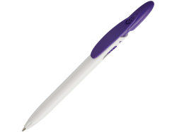 Шариковая ручка Rico White, белый/фиолетовый