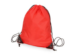 Рюкзак-мешок на шнуровке Reviver из переработанного пластика, красный