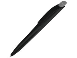 Ручка шариковая пластиковая Stream, черный/серый