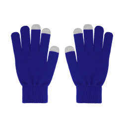Перчатки женские для работы с сенсорными экранами, синий