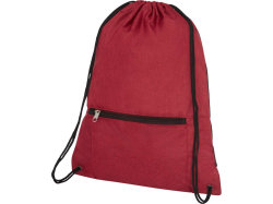 Складной рюкзак со шнурком Hoss, heather dark red